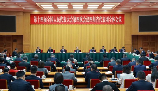 四川代表团举行全体会议 继续审议全国人大常委会工作报告和“两高”工作报告 王晓晖施小琳等参加